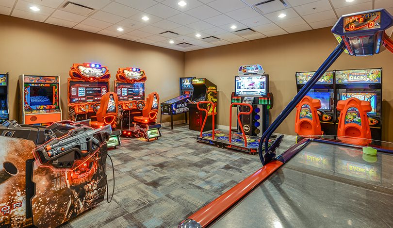 Salão de jogos no Resort Windsor at Westside